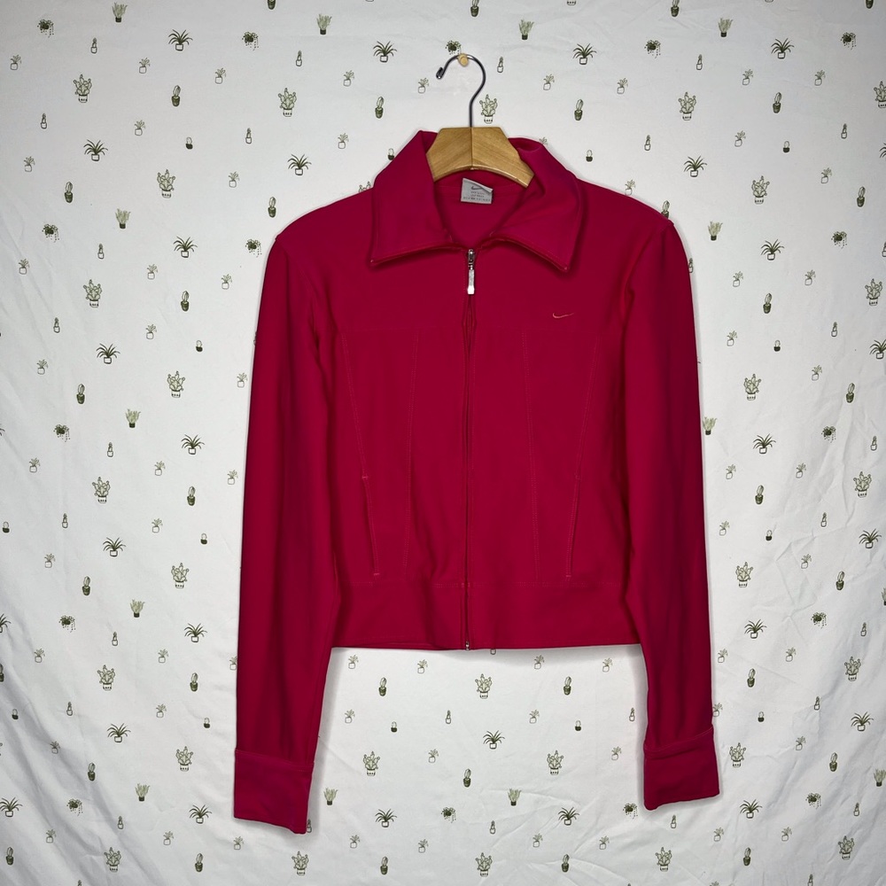Nike Pink Dri-Fit Zip Up Jacket size Medium